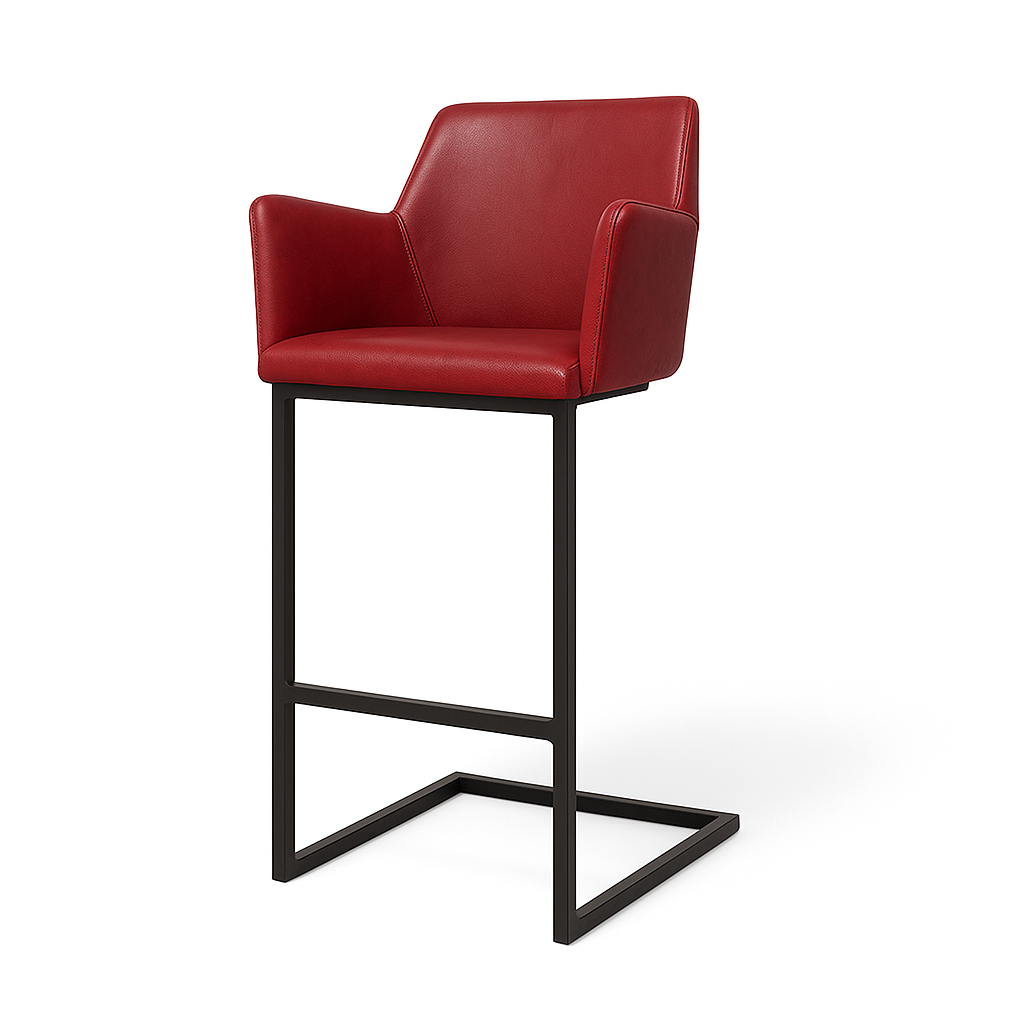 Barhocker aus Leder | Modell GIAN